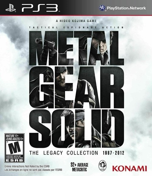  Metal Gear Solid The Legacy Collection PS3 